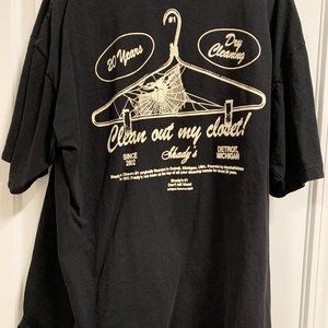 Eminem Black Clean out my closet Shady tshirt